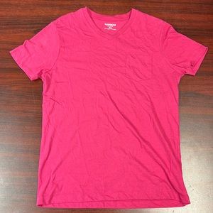 V neck pocket shirt sleeve